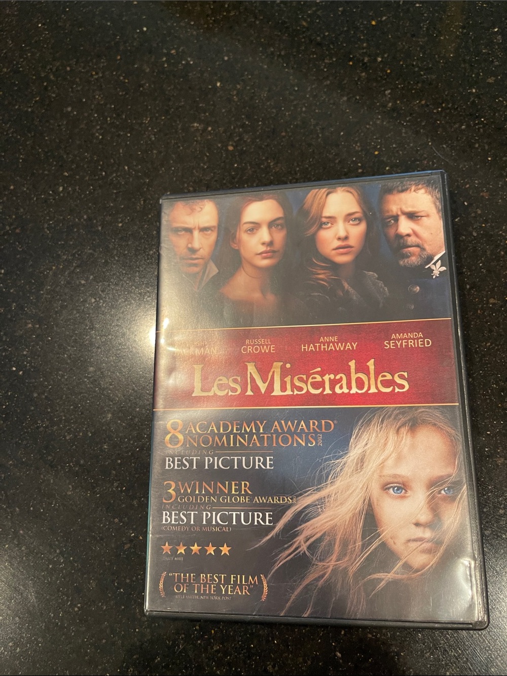 Les Misérables (Blue/Red) Movie DVD - Les Misérables